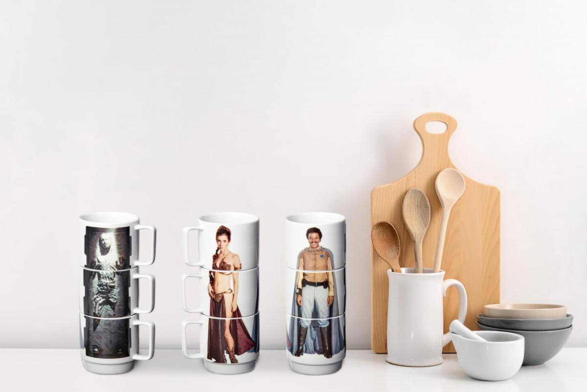 Star Wars 11oz Ceramic Stacking Mugs - Set of 3 picture