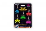 Space Invaders 5-Piece Zipper Pull Set