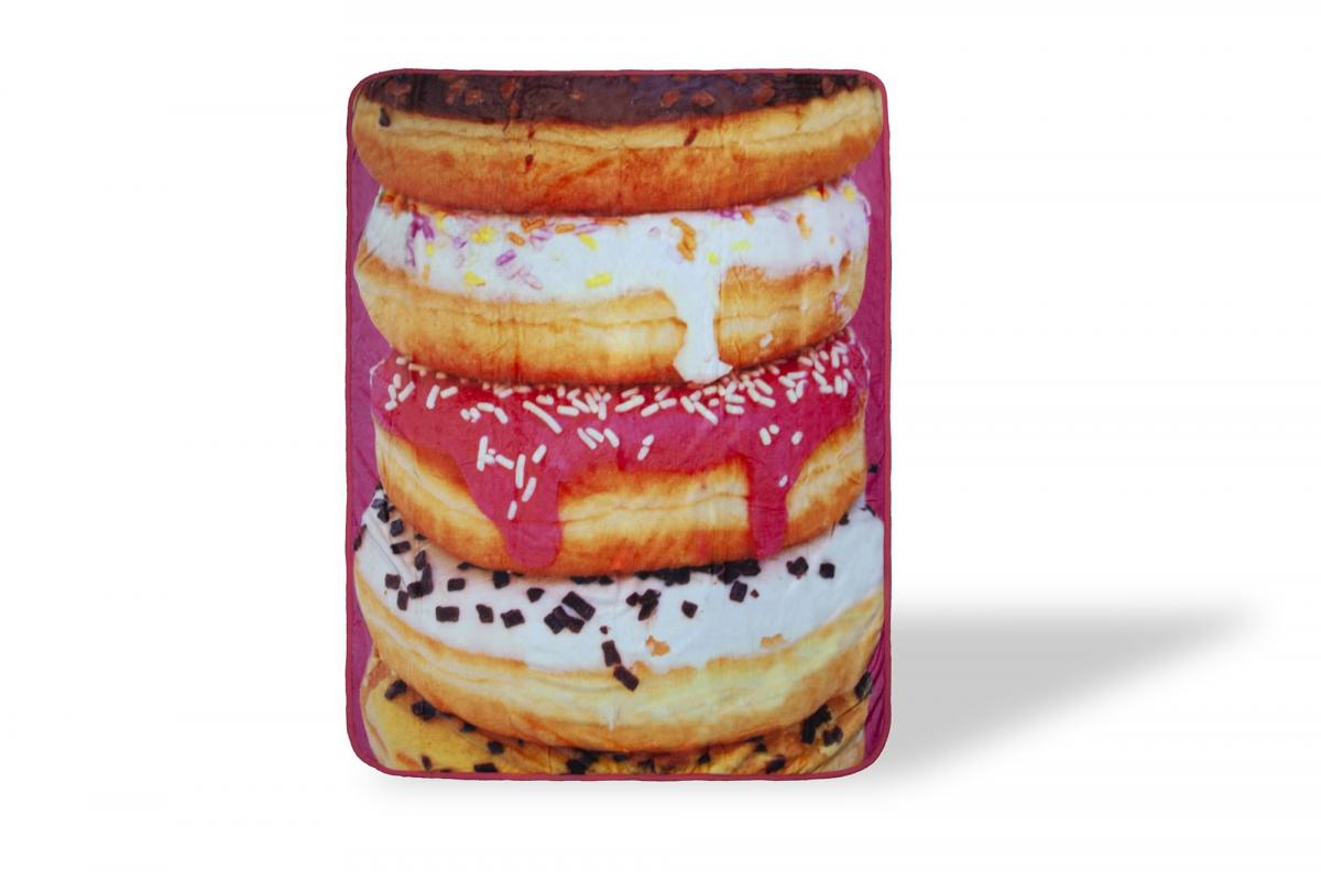 Donuts 45x60 Inch Fleece Throw Blanket picture
