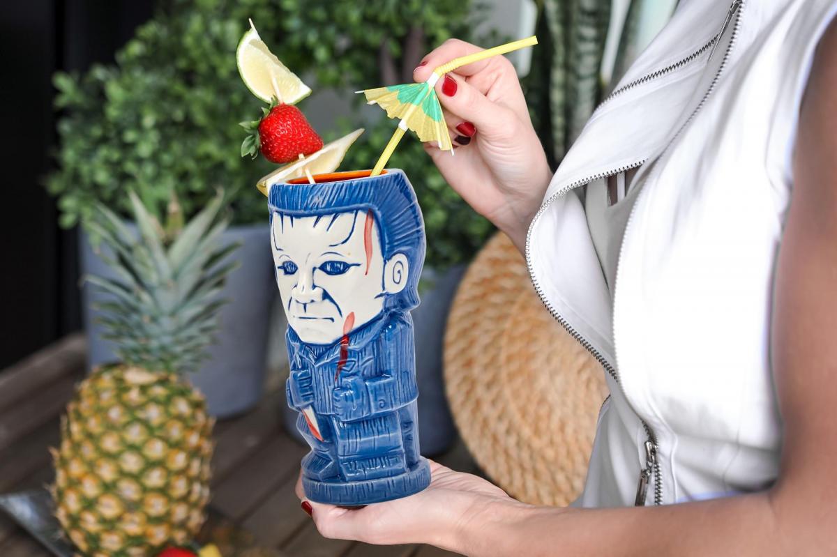 Halloween Michael Myers 22oz Geeki Tiki Ceramic Mug picture