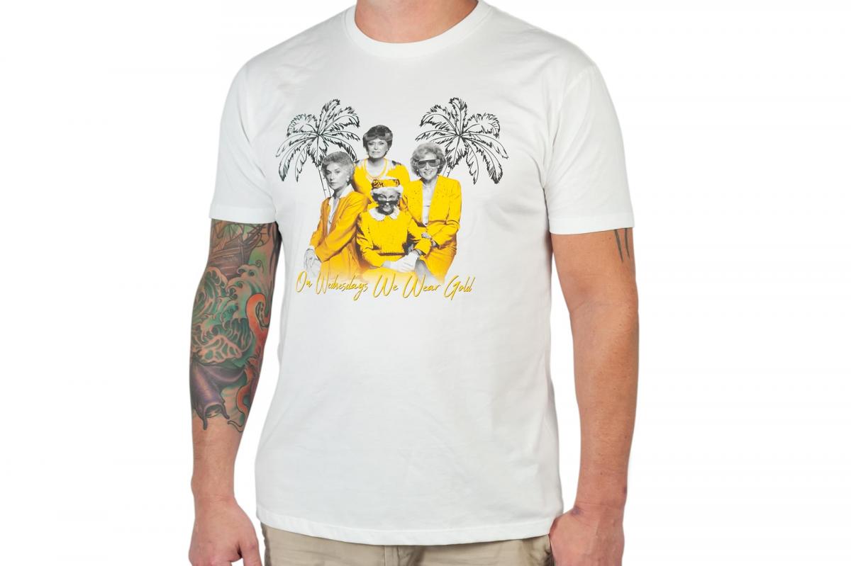 Golden Girls Gold Wednesday Mens White T-Shirt | LG picture