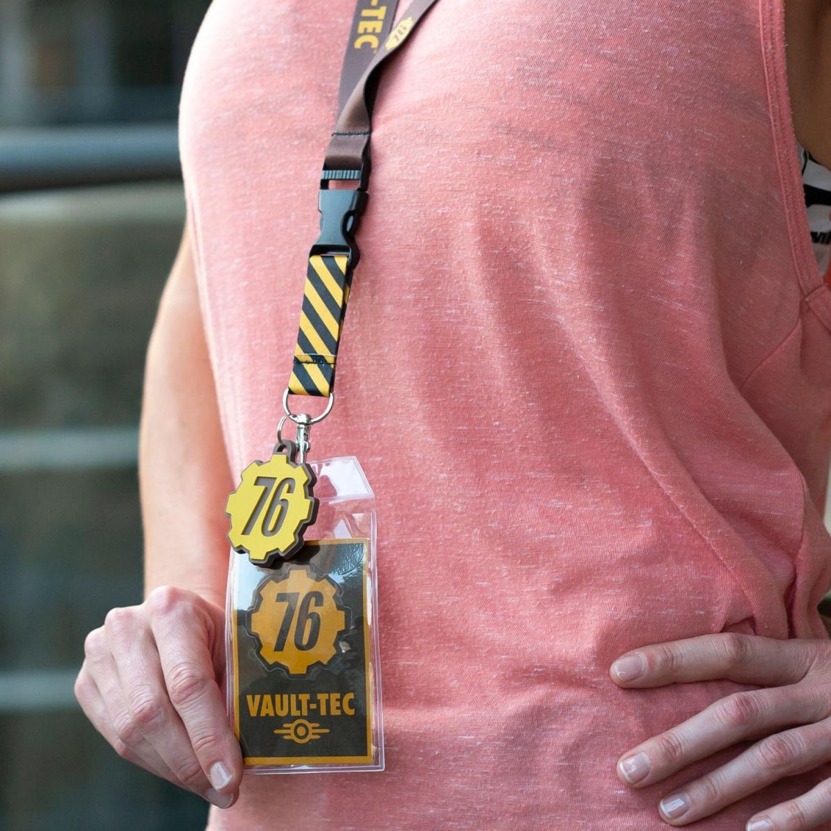 Fallout 76 Vault-Tec Lanyard w/ Charm picture