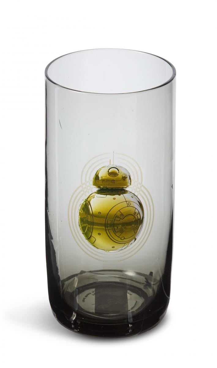Star Wars BB-8 20oz Black Glass Tumbler picture
