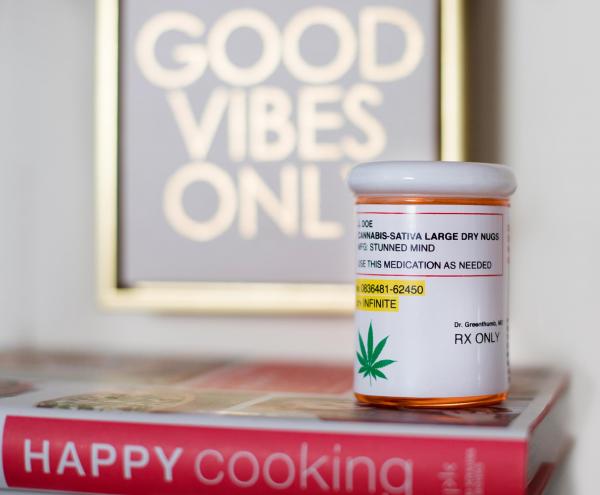 Prescription Marijuana 3 Ounce Stash Jar picture