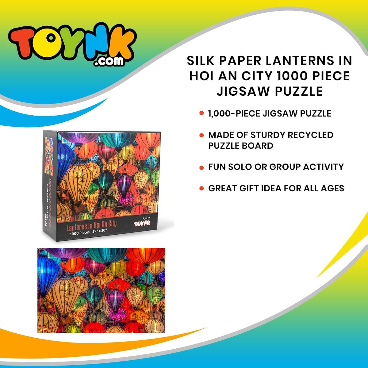 Lanterns in Hoi An City 1000 Piece Jigsaw Puzzle picture