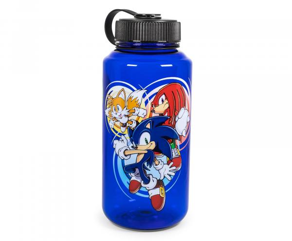 Sonic The Hedgehog 32 Ounce Plastic Water Bottle