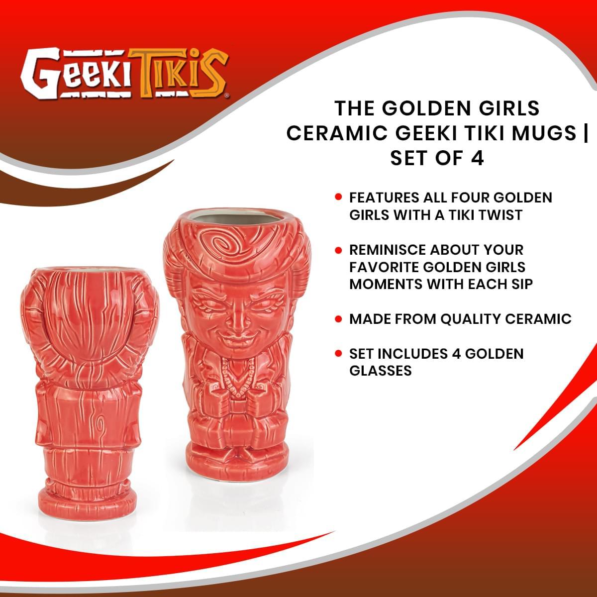 The Golden Girls Blanche 17oz Ceramic Geeki Tiki Mug picture