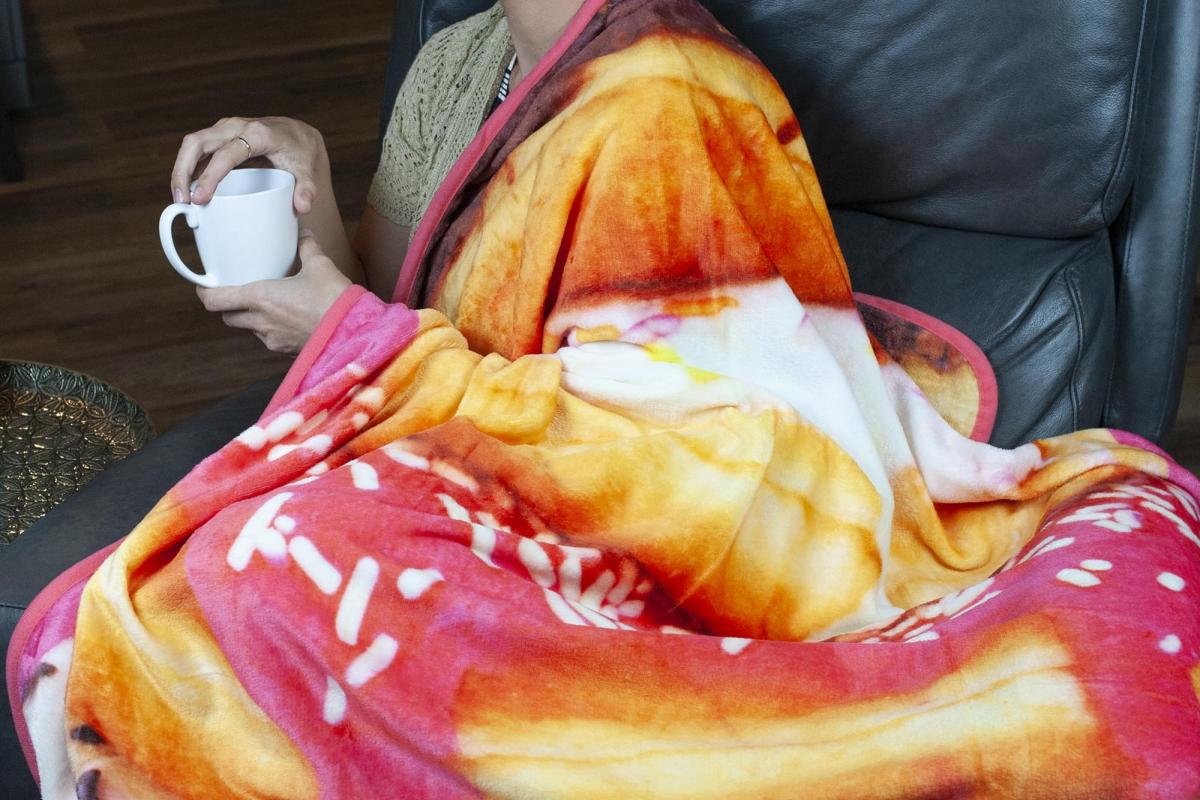 Donuts 45x60 Inch Fleece Throw Blanket picture