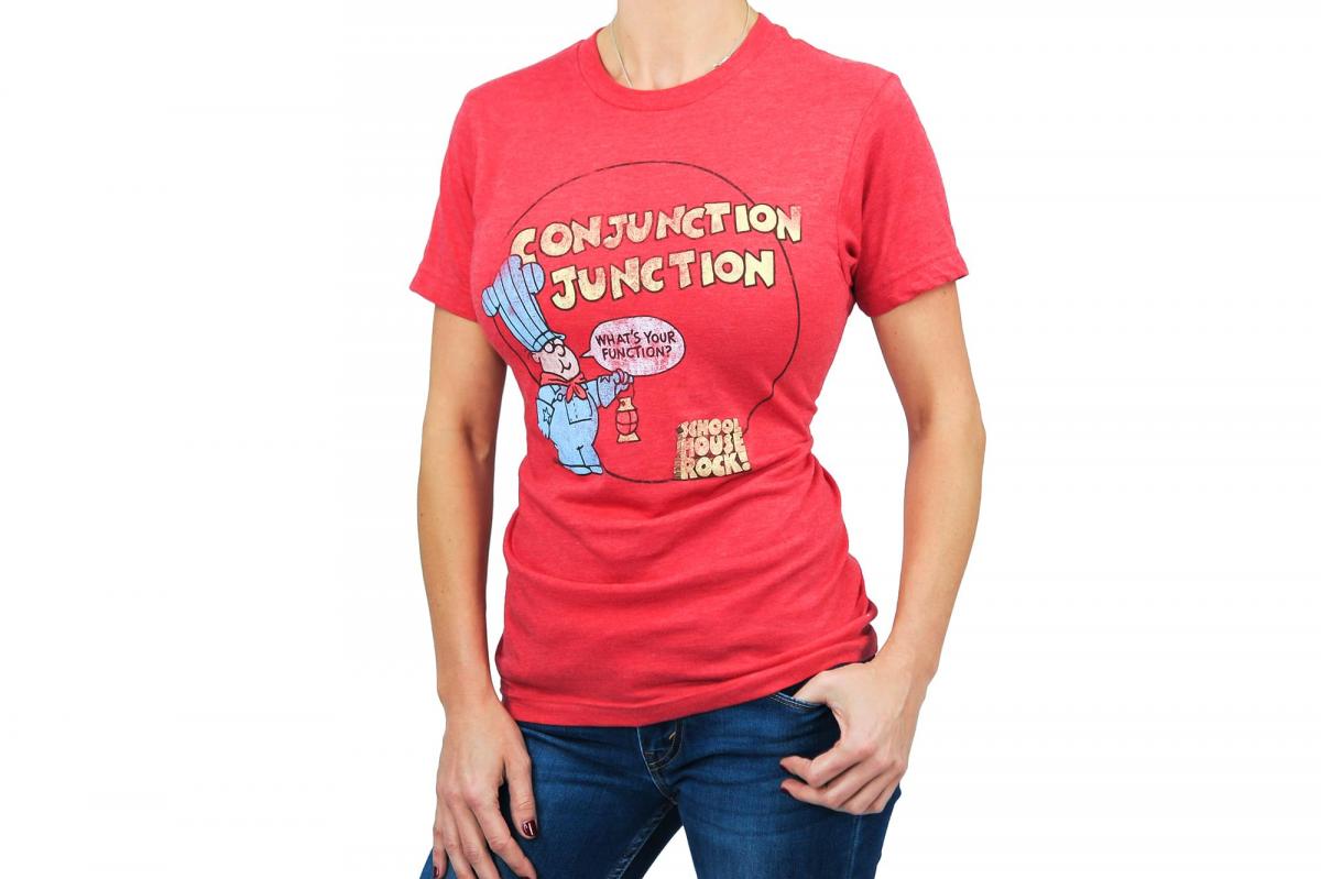 Schoolhouse Rock Conjunction Junction Adult T Shirt Eventeny Schoolhouse rock conjunction junction adult t shirt eventeny