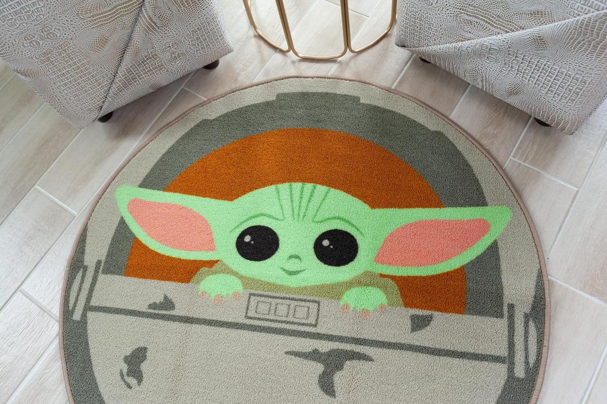 Star Wars The Mandalorian The Child 39 Inch Round Area Rug picture