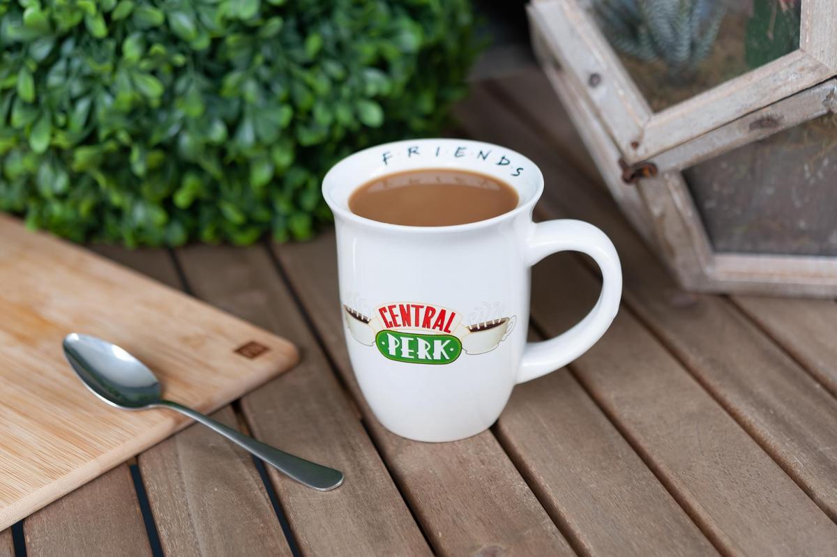 Friends Central Perk Ceramic 16oz White Wide Rim Ceramic Mug picture