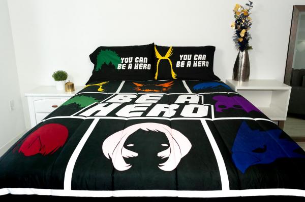 My Hero Academia Be A Hero 90x86 Inch Full/Queen Comforter picture