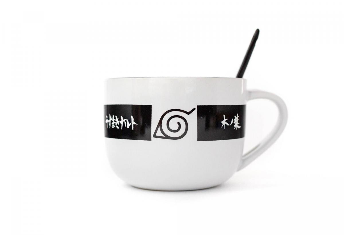 Naruto 20oz Ceramic Soup Mug with Spoon picture