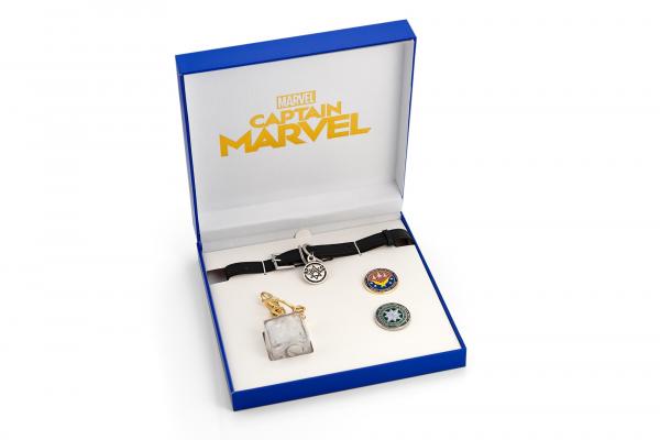 Captain Marvel Goose Collar | Tesseract Keychain | Pins picture