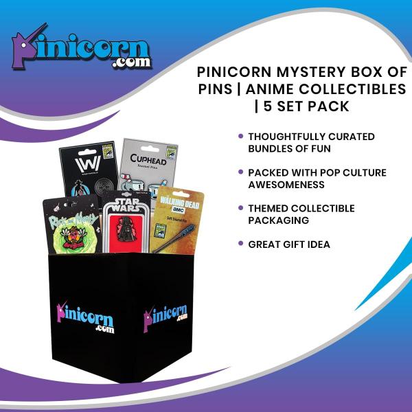 Pinicorn 5" Mystery Gift Box Bundle Of Pins picture