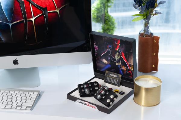 Marvel Exclusive Spider-Punk Bracelet & Enamel Pin Set picture