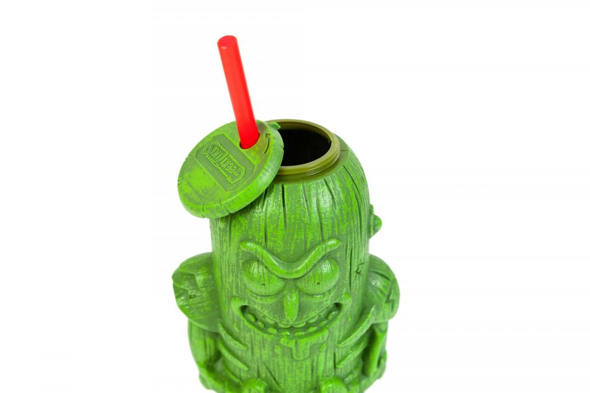 Geeki Tikis Rick and Morty Pickle Rick Plastic Tumbler | Holds 22 Ounces picture