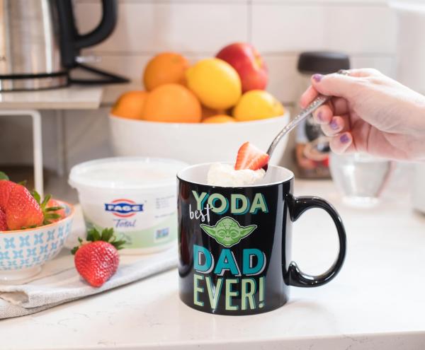 Star Wars Yoda Best Dad Ever 20 Ounce Ceramic Mug picture