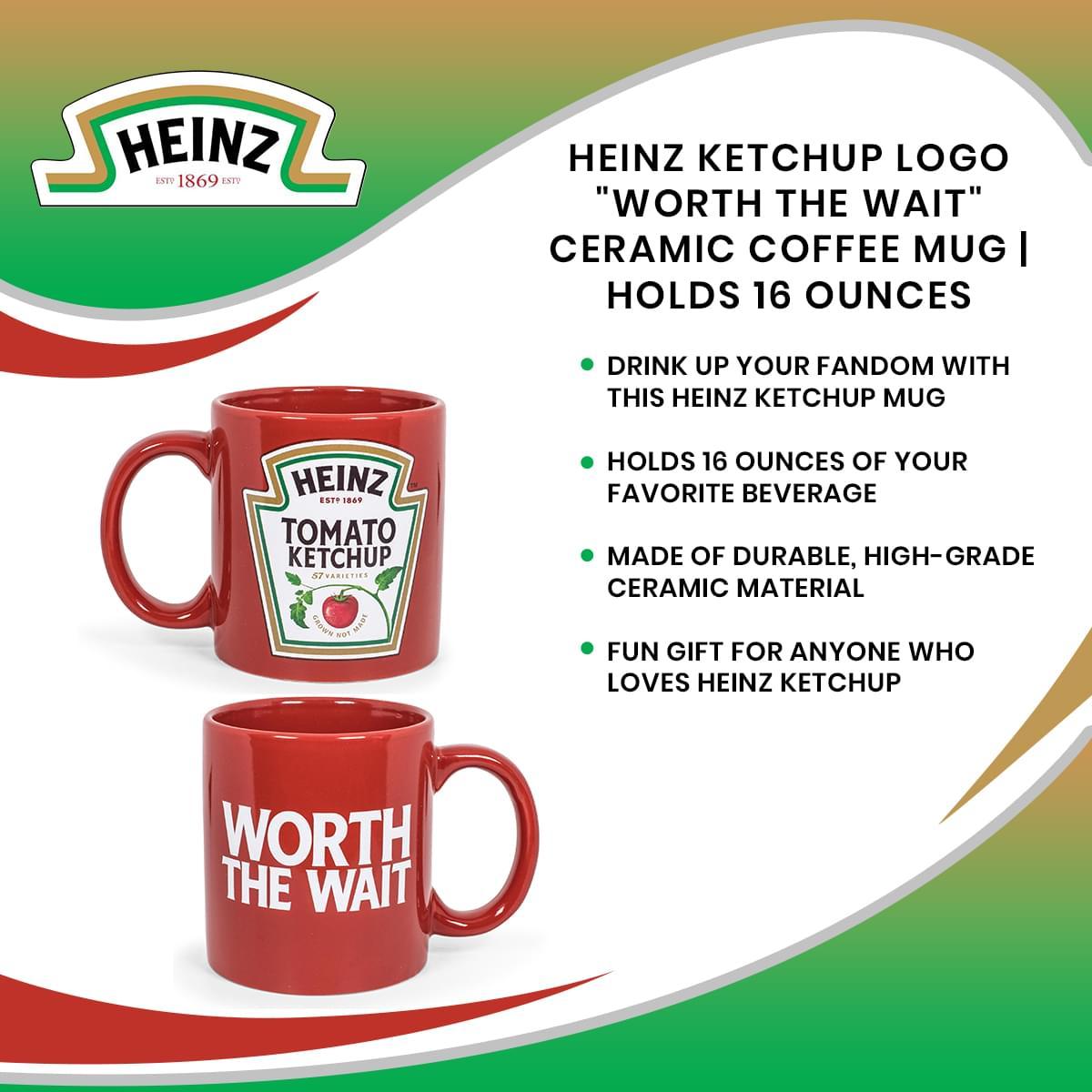 Heinz Ketchup Logo 16 oz Ceramic Coffee Mug picture