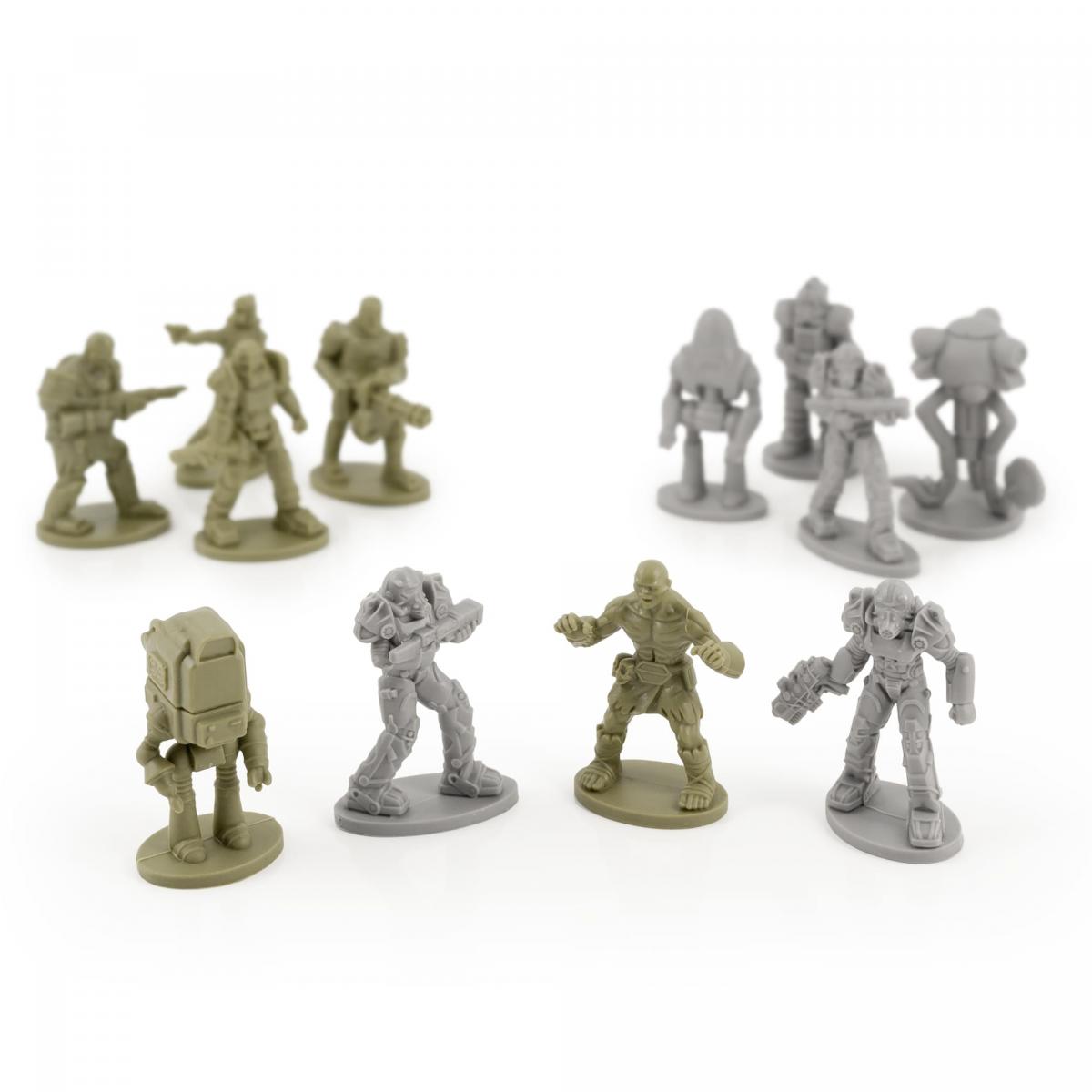 Fallout Nanoforce S1 Army Builder Figures - Bagged Version 3 picture