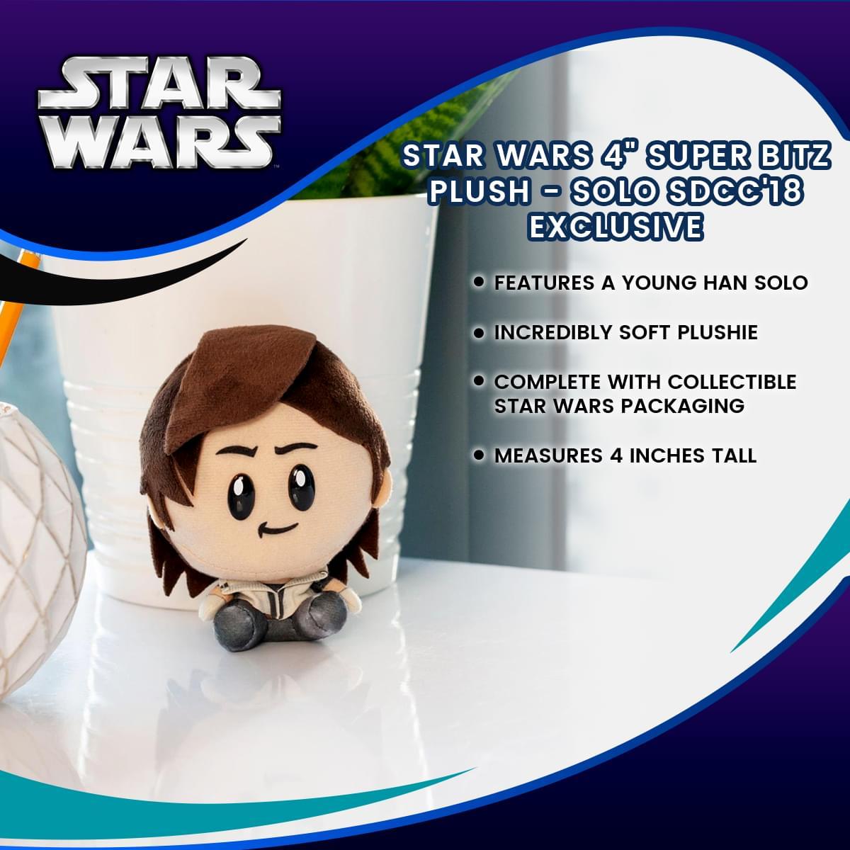 Star Wars 4" Super Bitz Plush - Solo Exclusive picture
