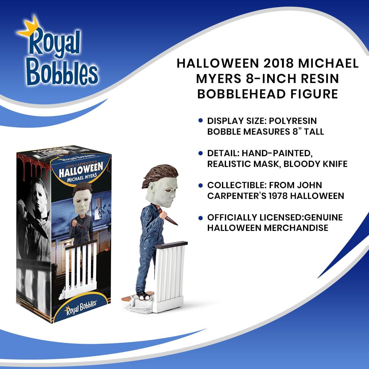 Halloween 2018 Michael Myers 8 Inch Resin Bobblehead picture