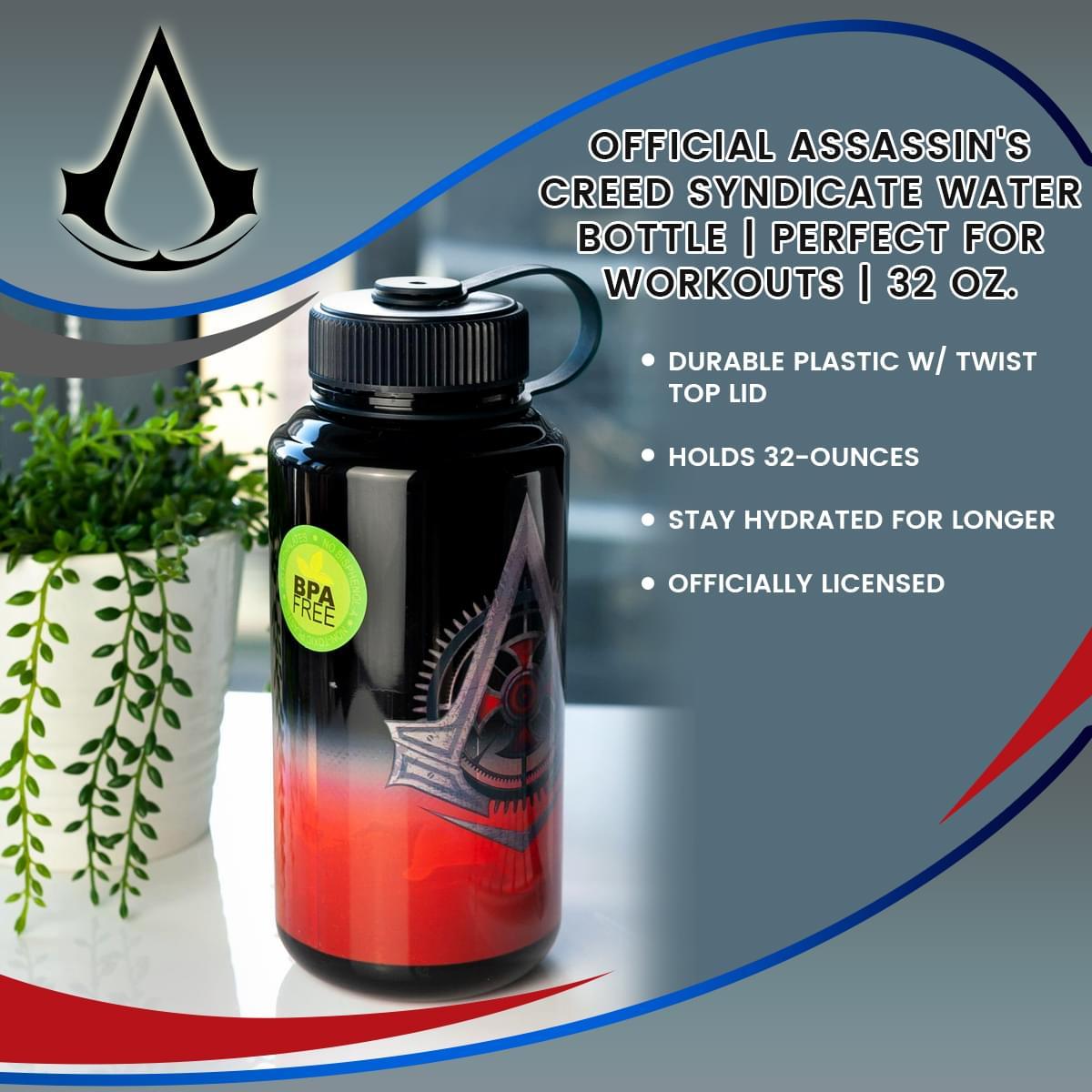 Assassin's Creed Syndicate 32oz Plastic Water Bottle picture