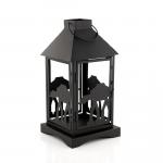 Star Wars Black AT-AT 7 x 14 Inch Stamped Iron Lantern