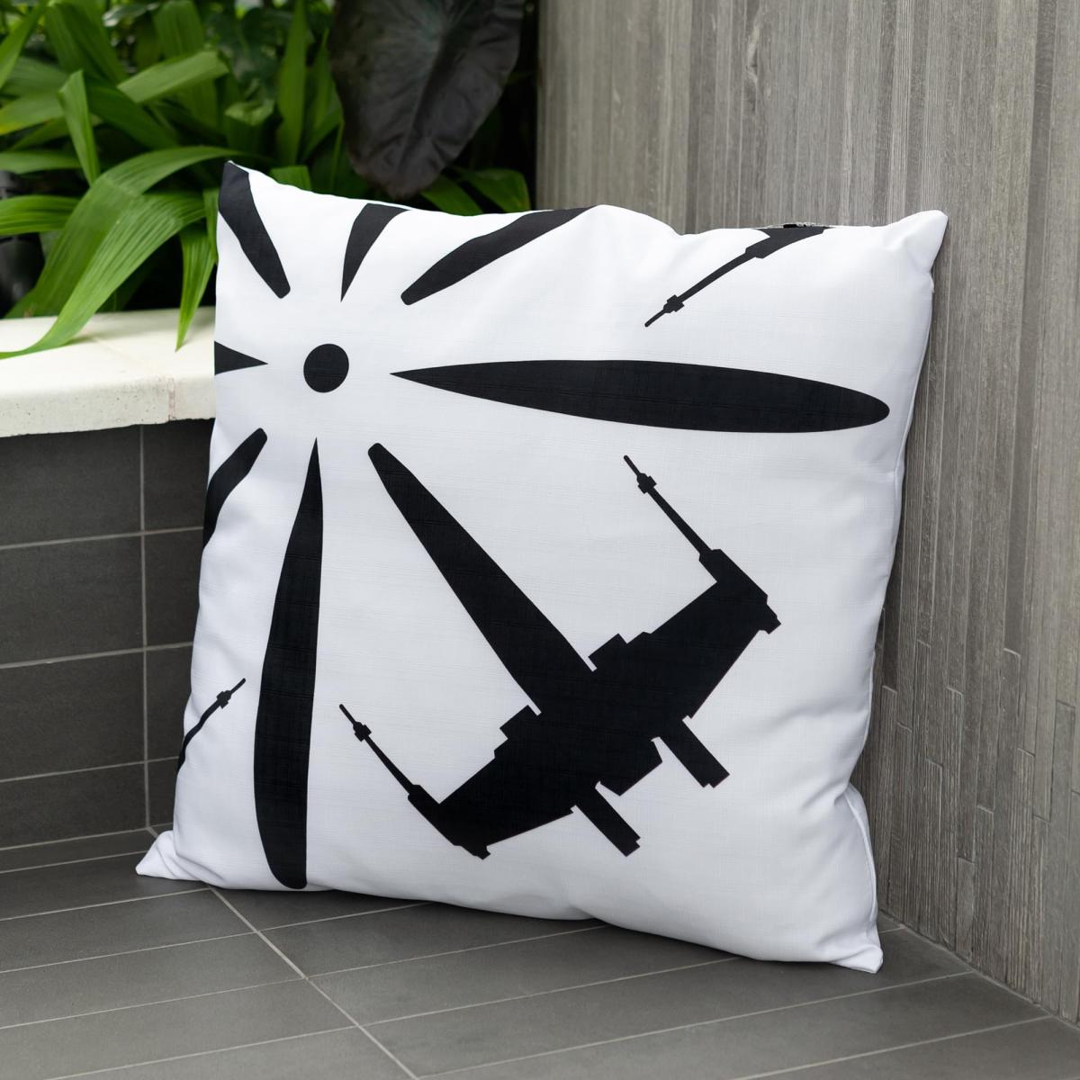 Star Wars Tie Fighter 25 x 25 Inch Square Outdoor Pillow picture