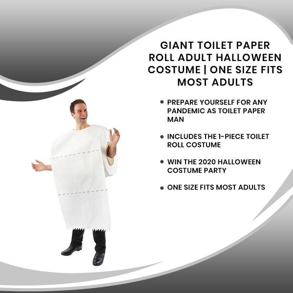 Toilet Paper Roll Adult Costume - One Size picture