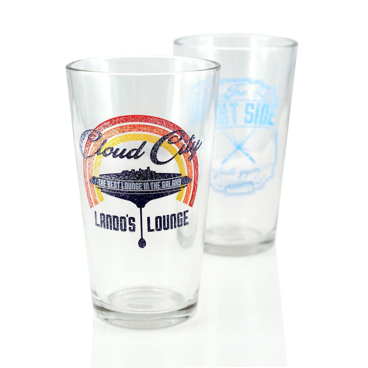 Star Wars Cloud Club & Yoda's Gym Pint Glass Set picture
