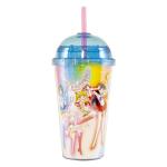Sailor Moon 16oz. Carnival Cup w/ Glitter Dome Lid