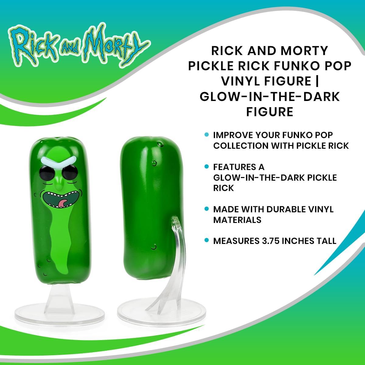 Rick and Morty Exclusive Funko POP Figure | GID Pickle Rick picture