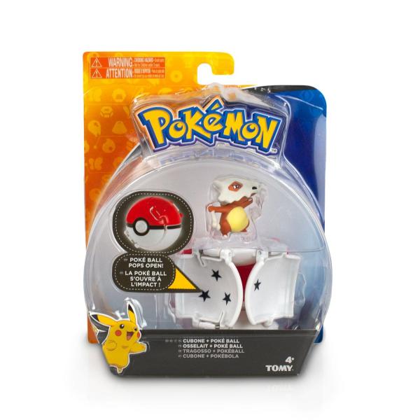 Pokémon Throw 'N' Pop Poké Ball - Cubone Figure w/ Poke Ball picture
