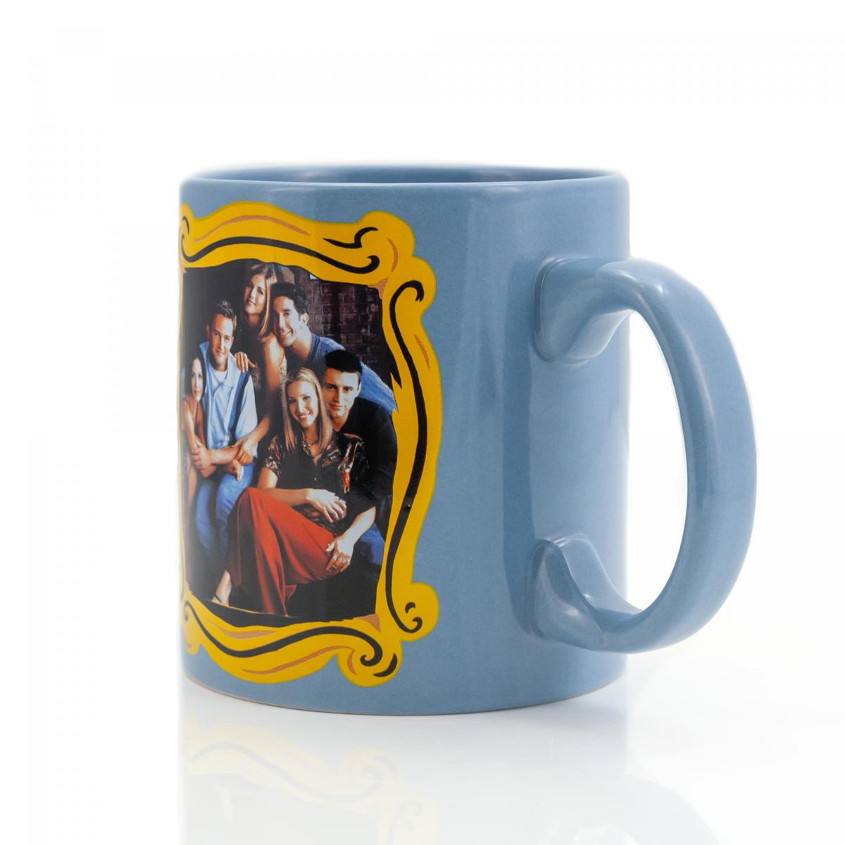 Friends Group In Frame 20oz Blue Ceramic Mug picture
