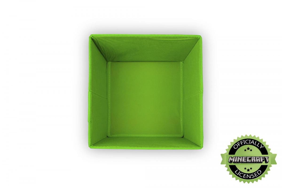 Minecraft Creeper Face 10 Inch Storage Cube with Lid picture