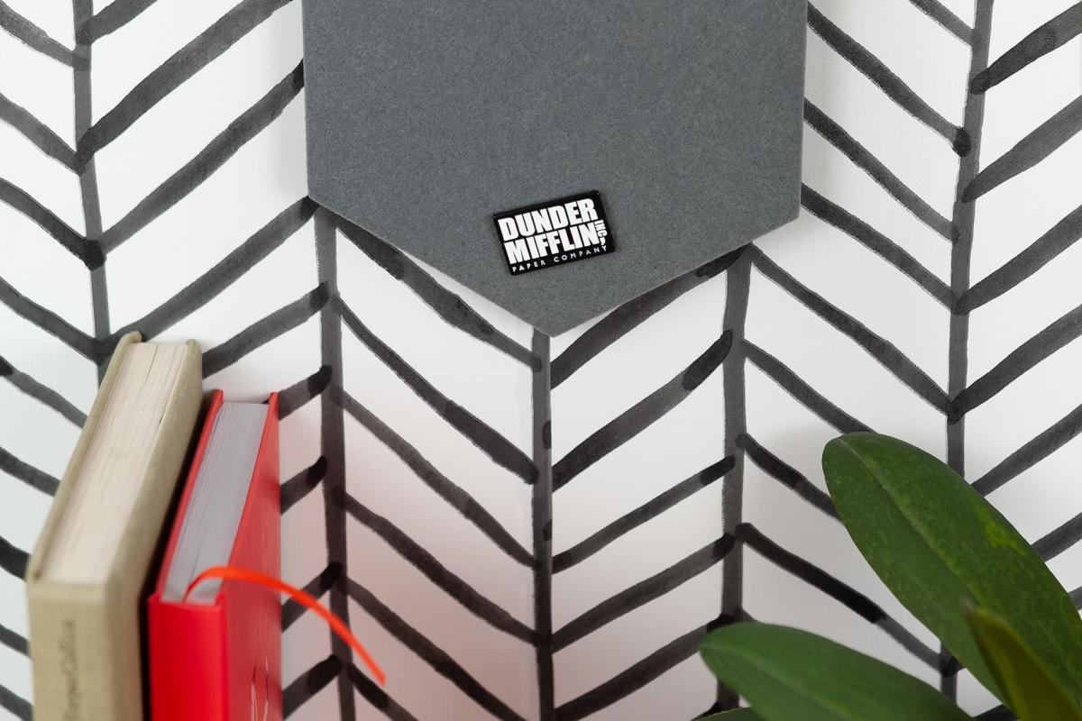 The Office Dunder Mifflin Logo Enamel Pin picture