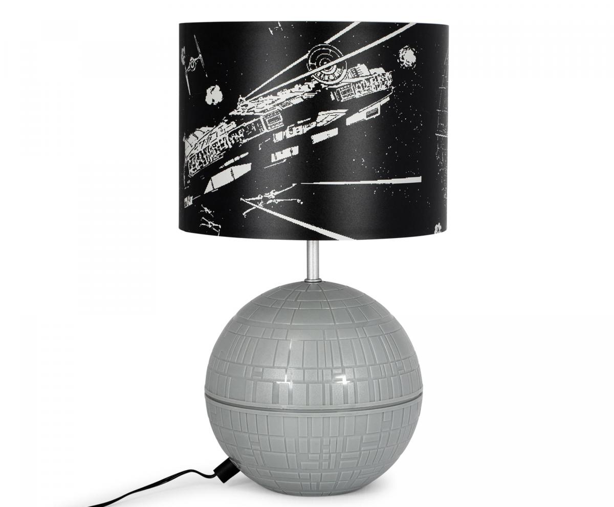 Star Wars 3D Death Star LED Desk Lamp w/ Printed Shade picture
