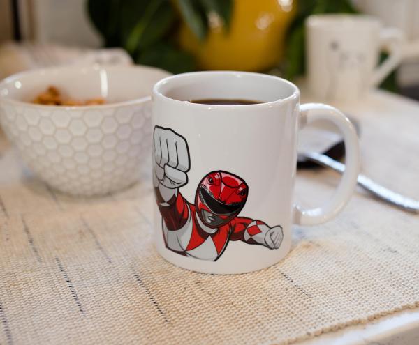 Power Rangers Red Ranger 11 Ounce Ceramic Mug picture