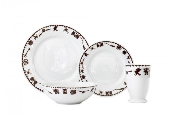 Harry Potter Icons 4 Piece Ceramic Dinner Set picture