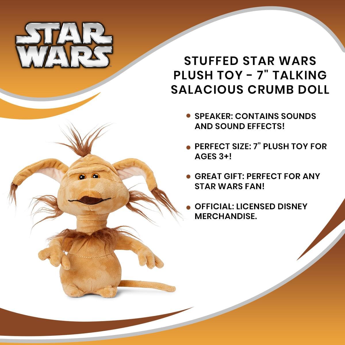 Star Wars 9" Talking Plush: Salacious Crumb picture