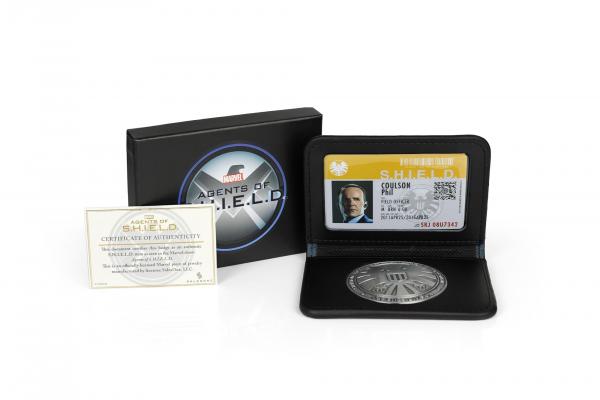 Marvel Shield Badge, ID Card, Wallet Approx 3.15" x 3.94" picture