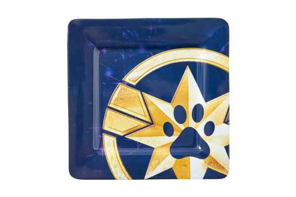 Captain Marvel Celestial Goose 4 Piece Melamine Plate Set picture