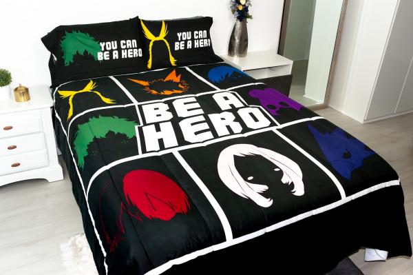 My Hero Academia Be A Hero 90x86 Inch Full/Queen Comforter picture