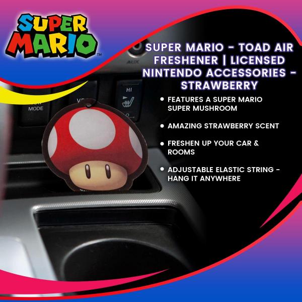 Nintendo - Super Mario Air Freshener - Toad picture