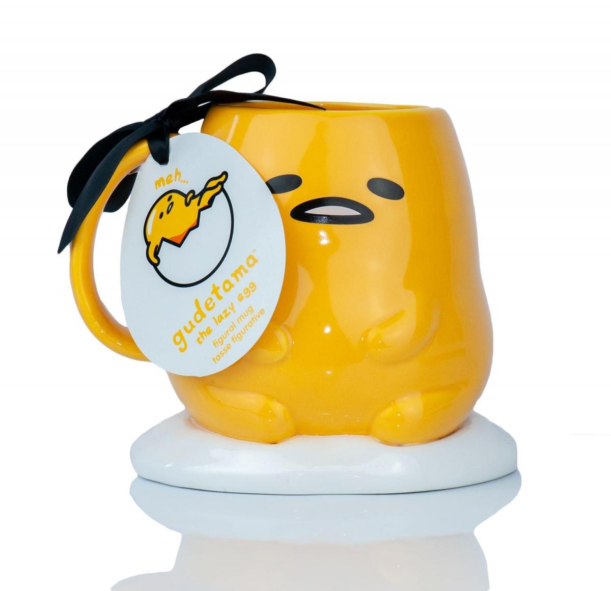 Gudetama the Lazy Egg Molded Ceramic Coffee Mug picture