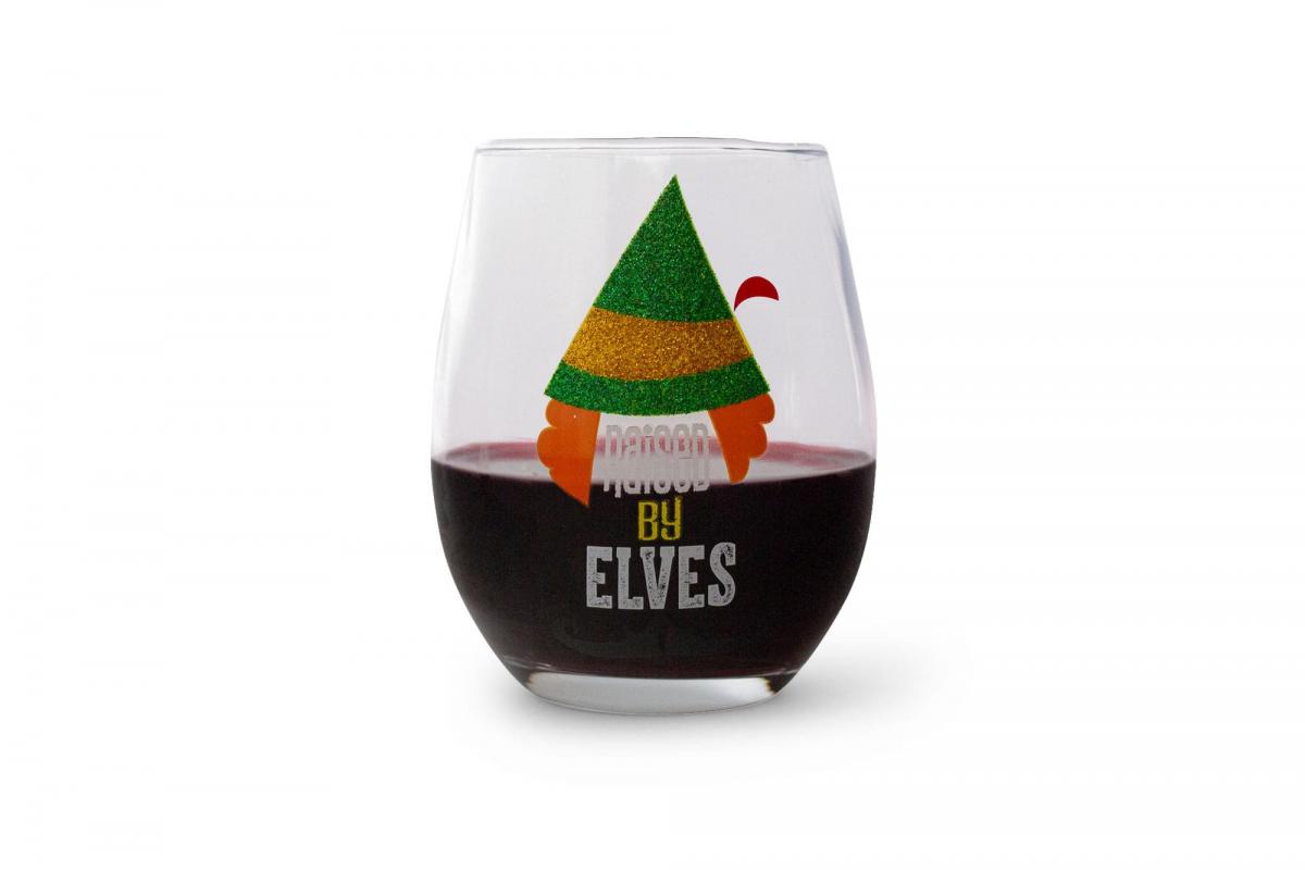 Elf Raised By Elves 20oz Stemless Glass picture