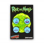 Rick and Morty Meeseeks Exclusive Enamel Pin 4-Pack
