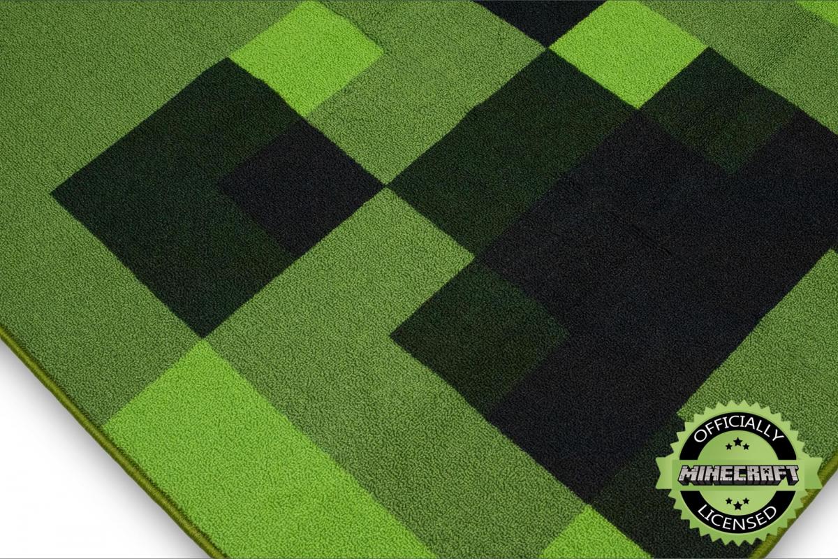 Minecraft Creeper Face 39 Inch Area Rug picture