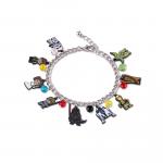 Star Wars Chibi Characters 15mm Enamel Charm Bracelet